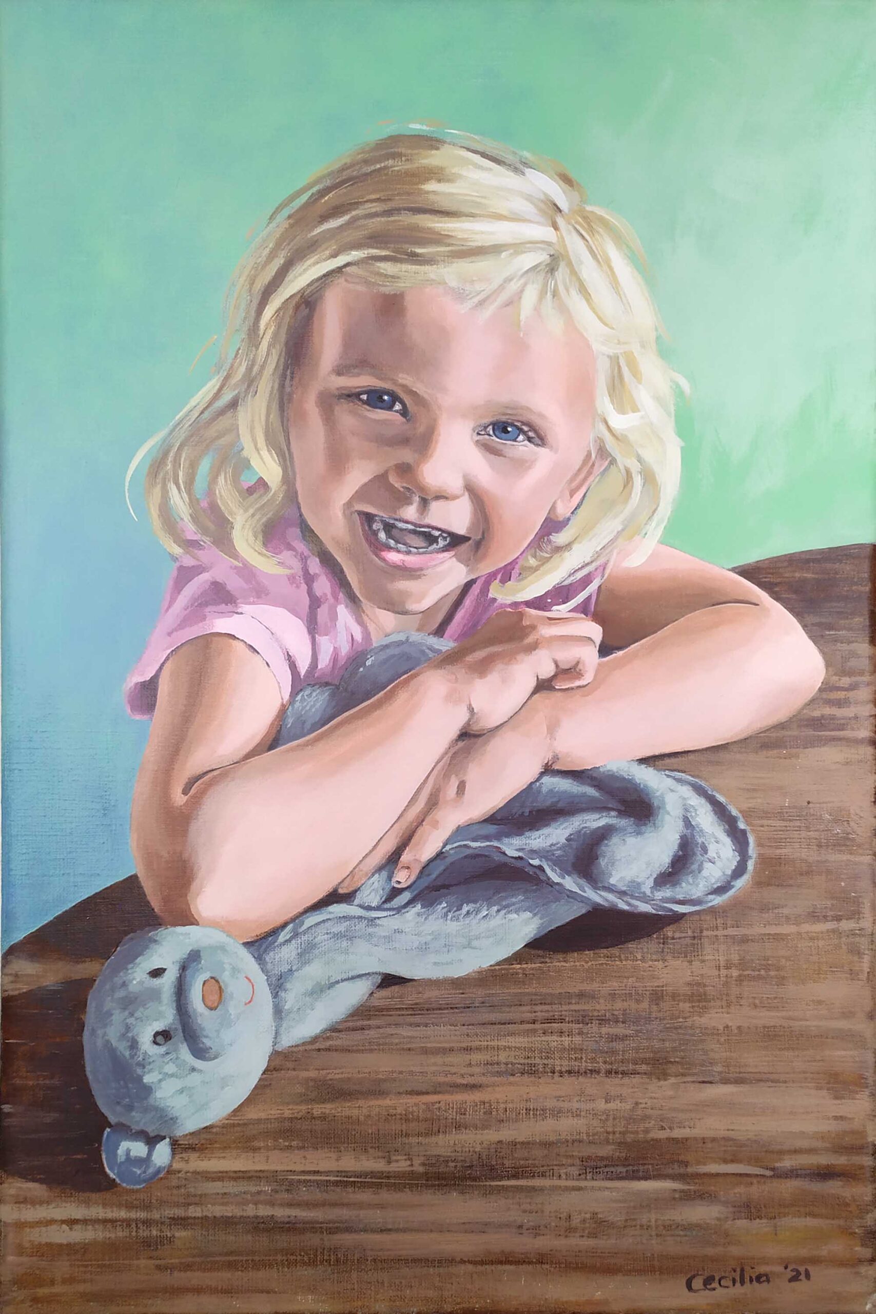 Romana, zusje van Geyano. Wat een leuk meisje.